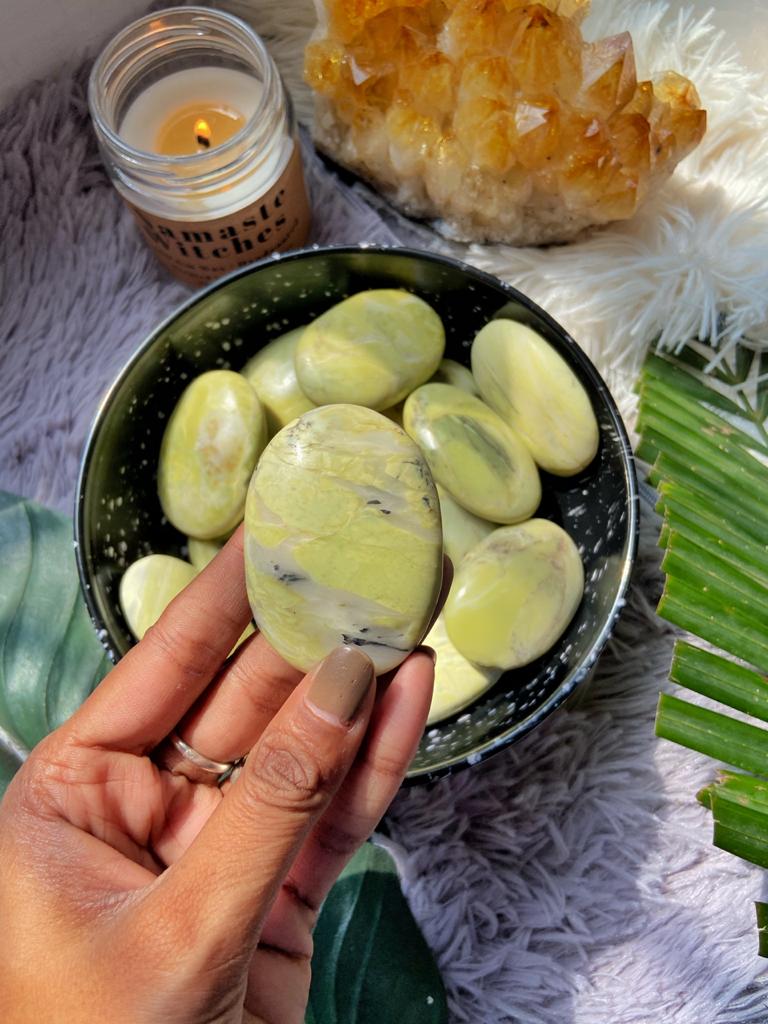 Serpentine Palmstone Crystal