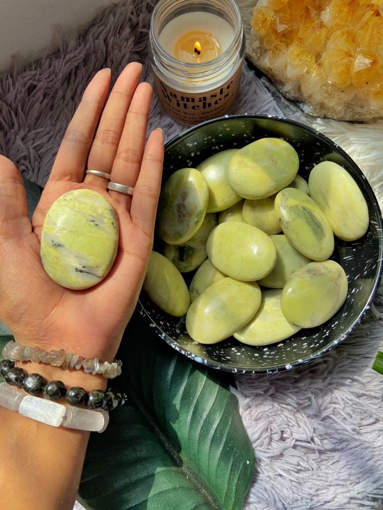 Serpentine Palmstone Crystal