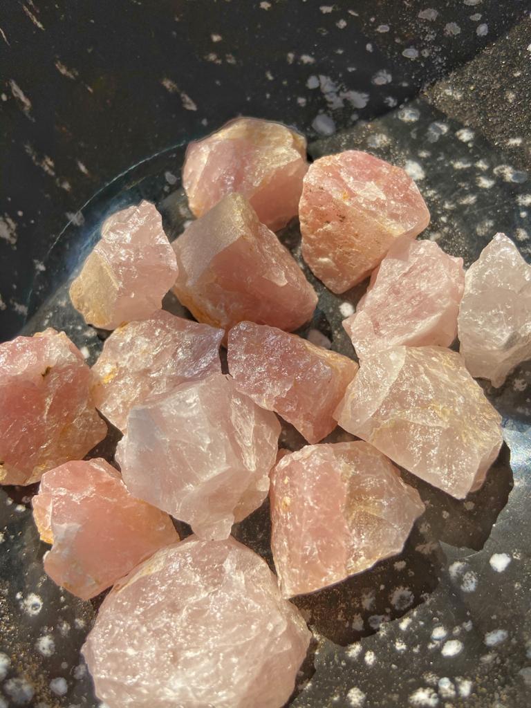 Rose Quartz Raw Stone | For Love & Self Confidence Crystal Stones