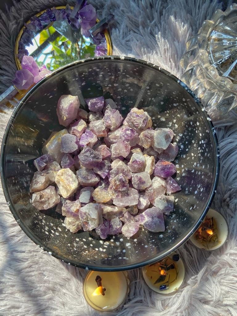 Amethyst Mini Raw Stone - For Activating Third Eye Crystal