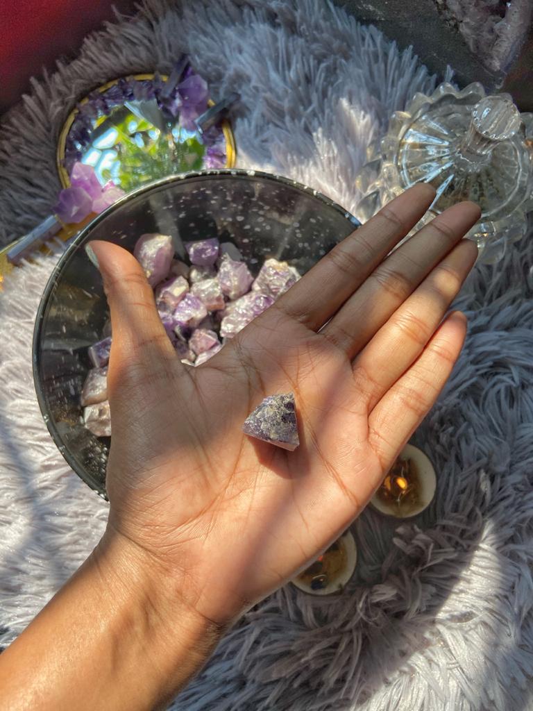 Amethyst Mini Raw Stone - For Activating Third Eye Crystal