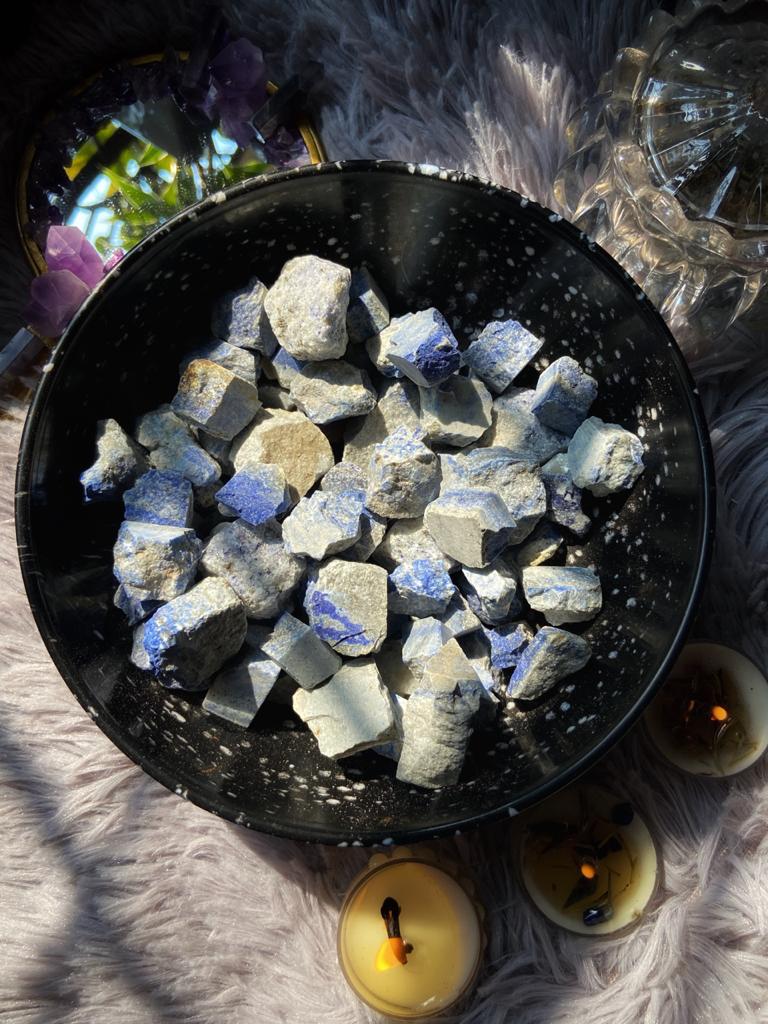 Lapiz Lazuli Raw Stone - Mental Peace And Communication Crystal