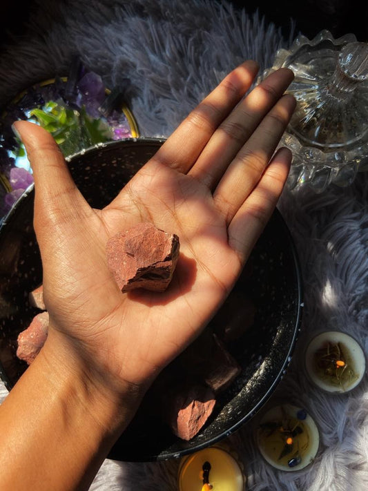 Red Raw Jasper - Healing & Grounding Crystal