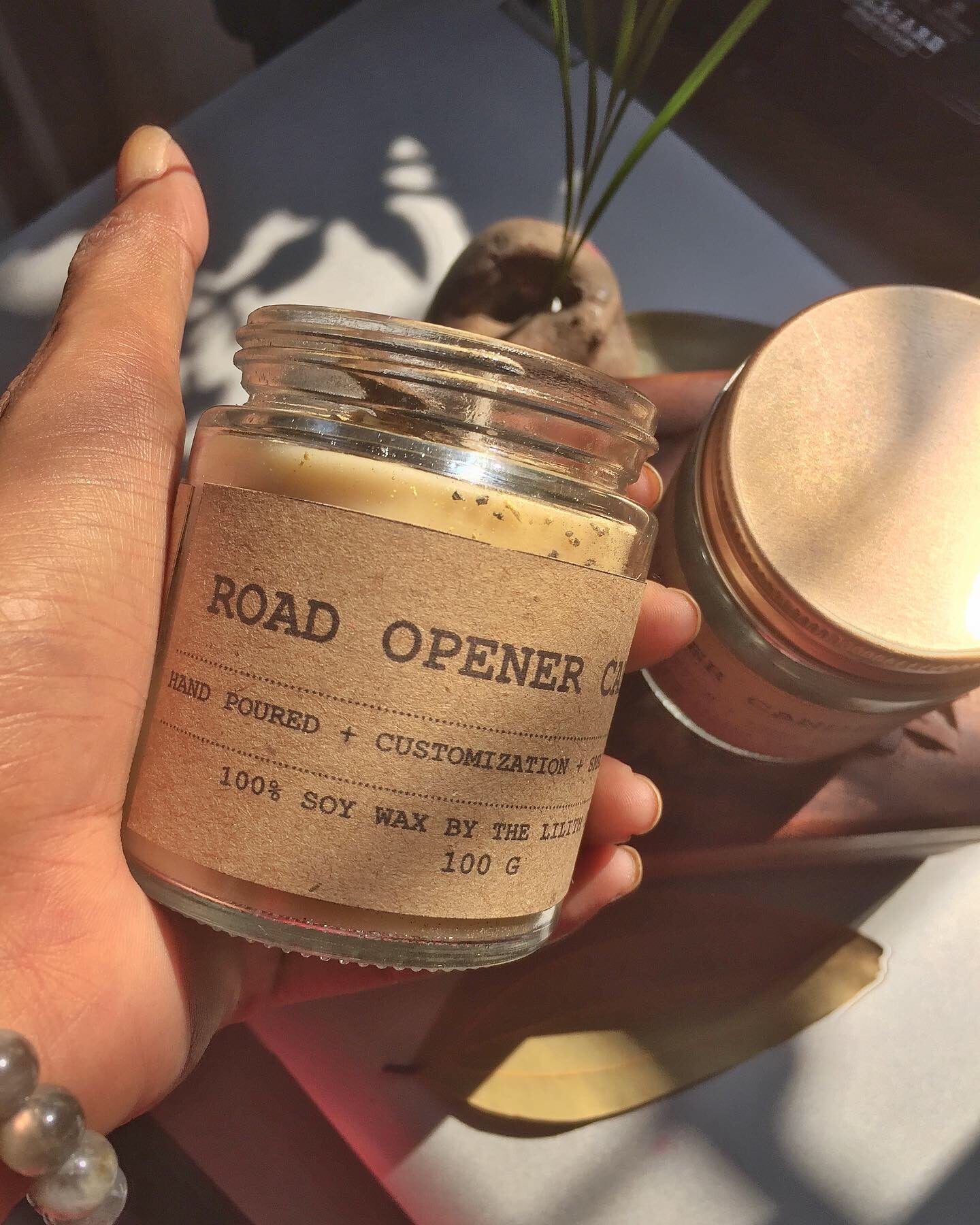 Road Opener Candle Jar - 100 Gm Wax