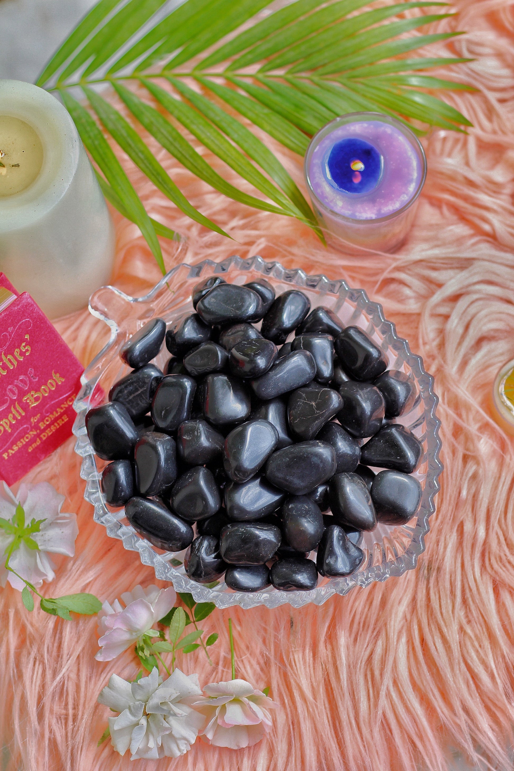 Black Onyx Tumble | Protection Against Negativity & Evil Eye Crystal Stones