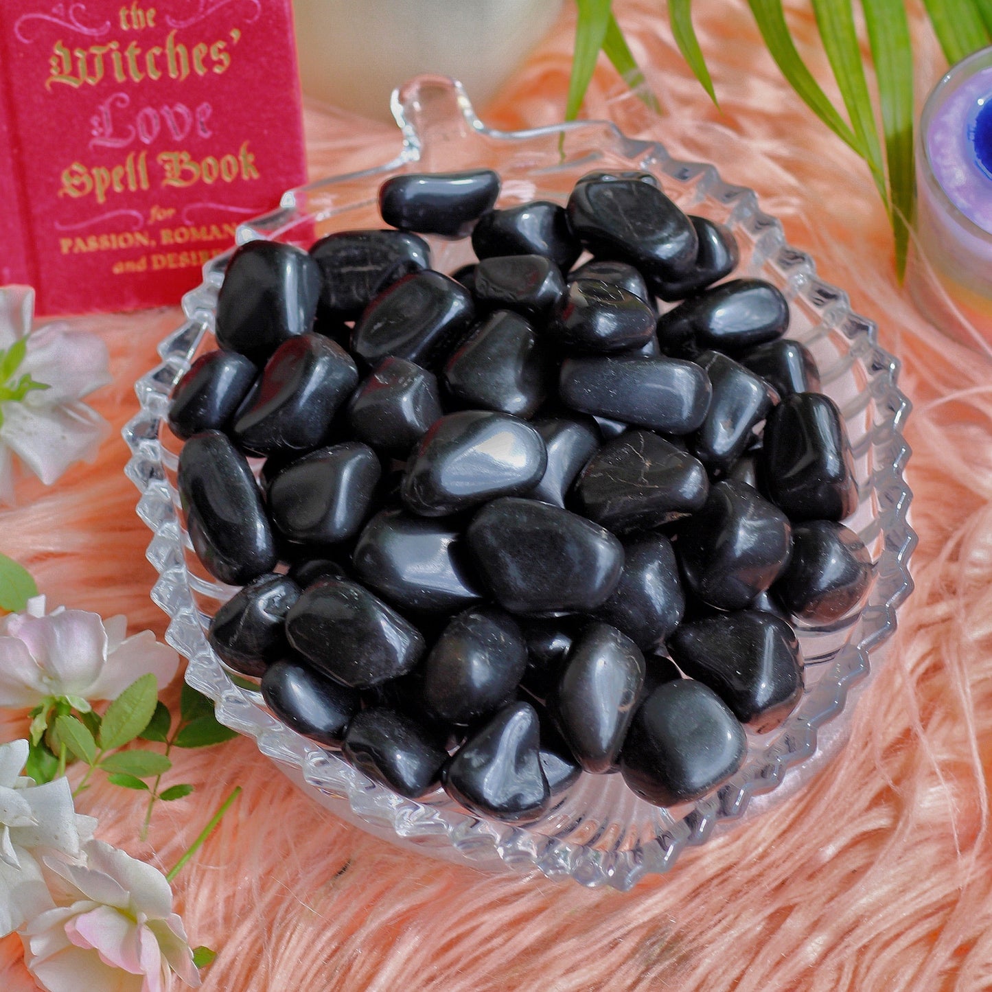 Black Onyx Tumble | Protection Against Negativity & Evil Eye Crystal Stones