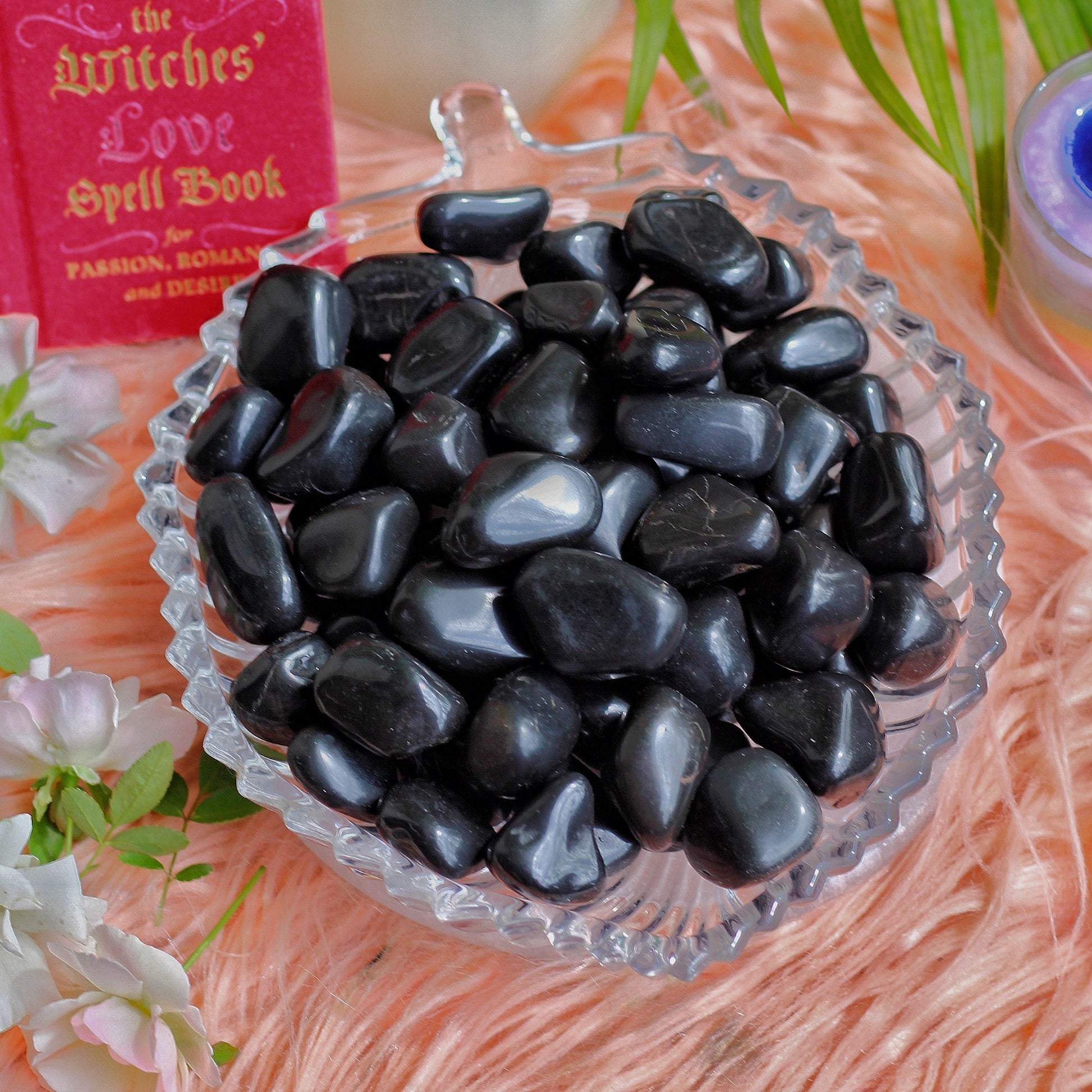Black Onyx Tumble | Protection Against Negativity & Evil Eye Crystal Stones