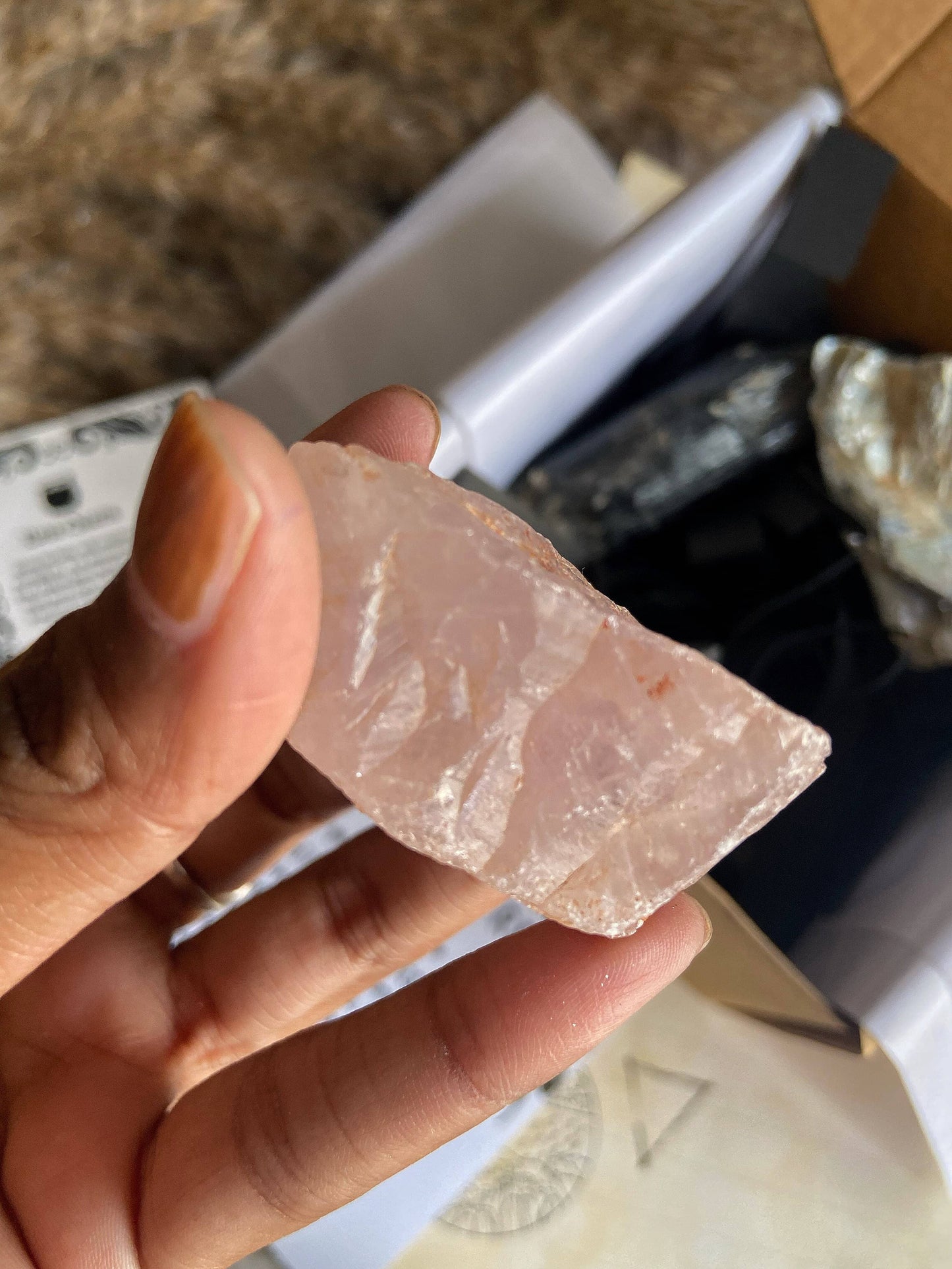 Raw Stones - Set Of 4 Crystal &