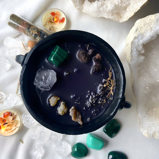 Cerridwen Honoring Cauldron Candle