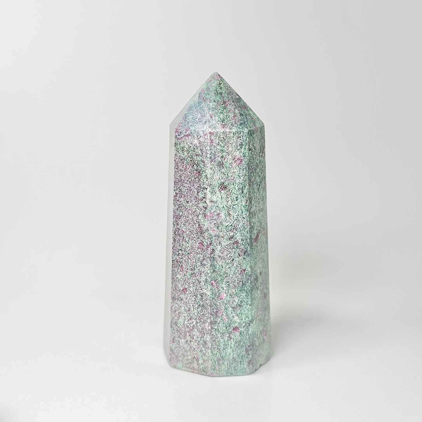 Eight Facet Ruby in Kyanite Tower – 645g -Distinctive Colour & Balanced Form