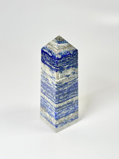 Four Facet Lapis Lazuli Tower – 870g - Truth, Wisdom & Inner Power
