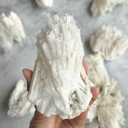 Scolecite cluster - 370 Gm | Inner Peace & Spiritual Transformation