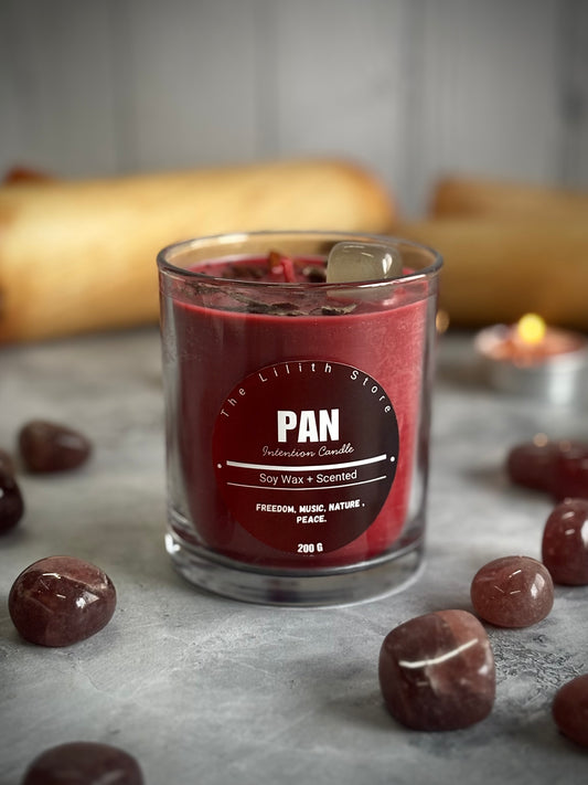Pan Altar Candle – 200 g Soy Wax Jar Candle for Ritual & Devotion
