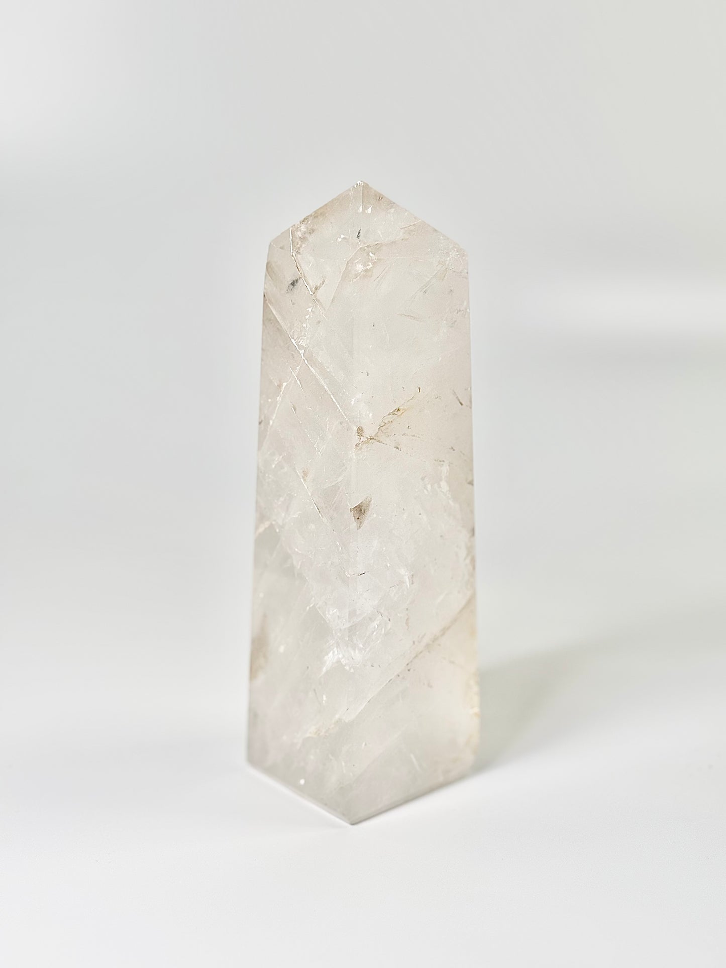 Four Facet Clear Quartz Tower – 780g - Amplify, Align & Awaken