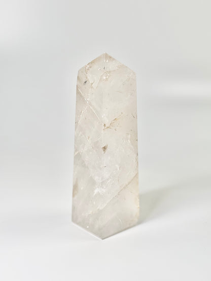 Four Facet Clear Quartz Tower – 780g - Amplify, Align & Awaken