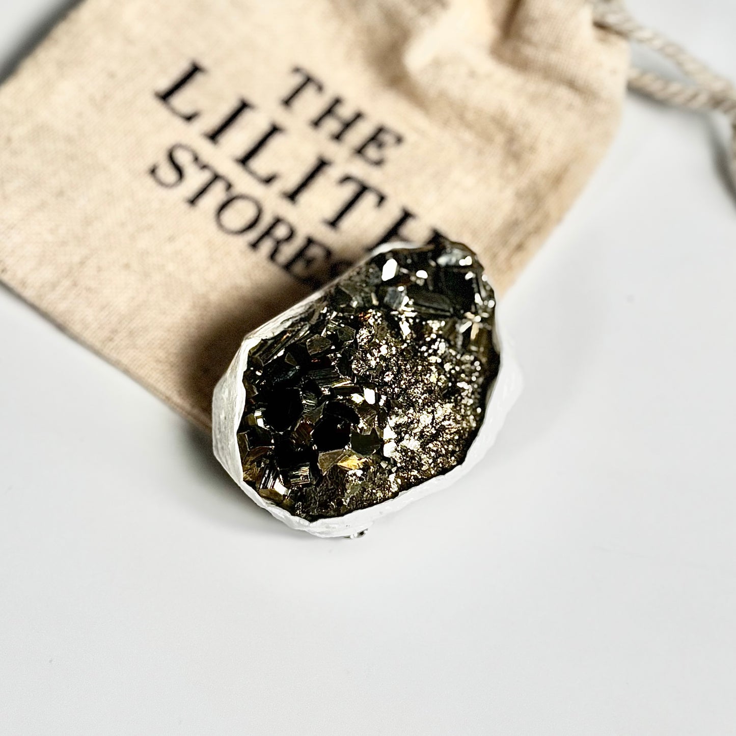 Peruvian Pyrite Cluster – 65g -Golden Brilliance & Striking Presence
