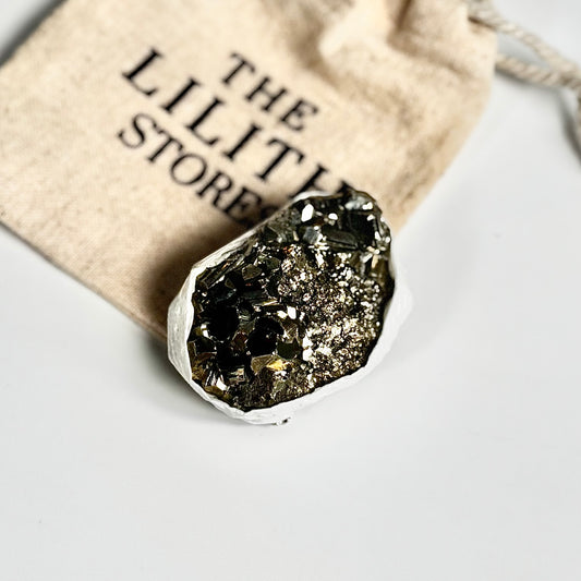 Peruvian Pyrite Cluster – 65g -Golden Brilliance & Striking Presence