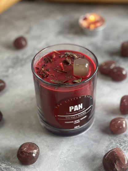 Pan Altar Candle – 200 g Soy Wax Jar Candle for Ritual & Devotion