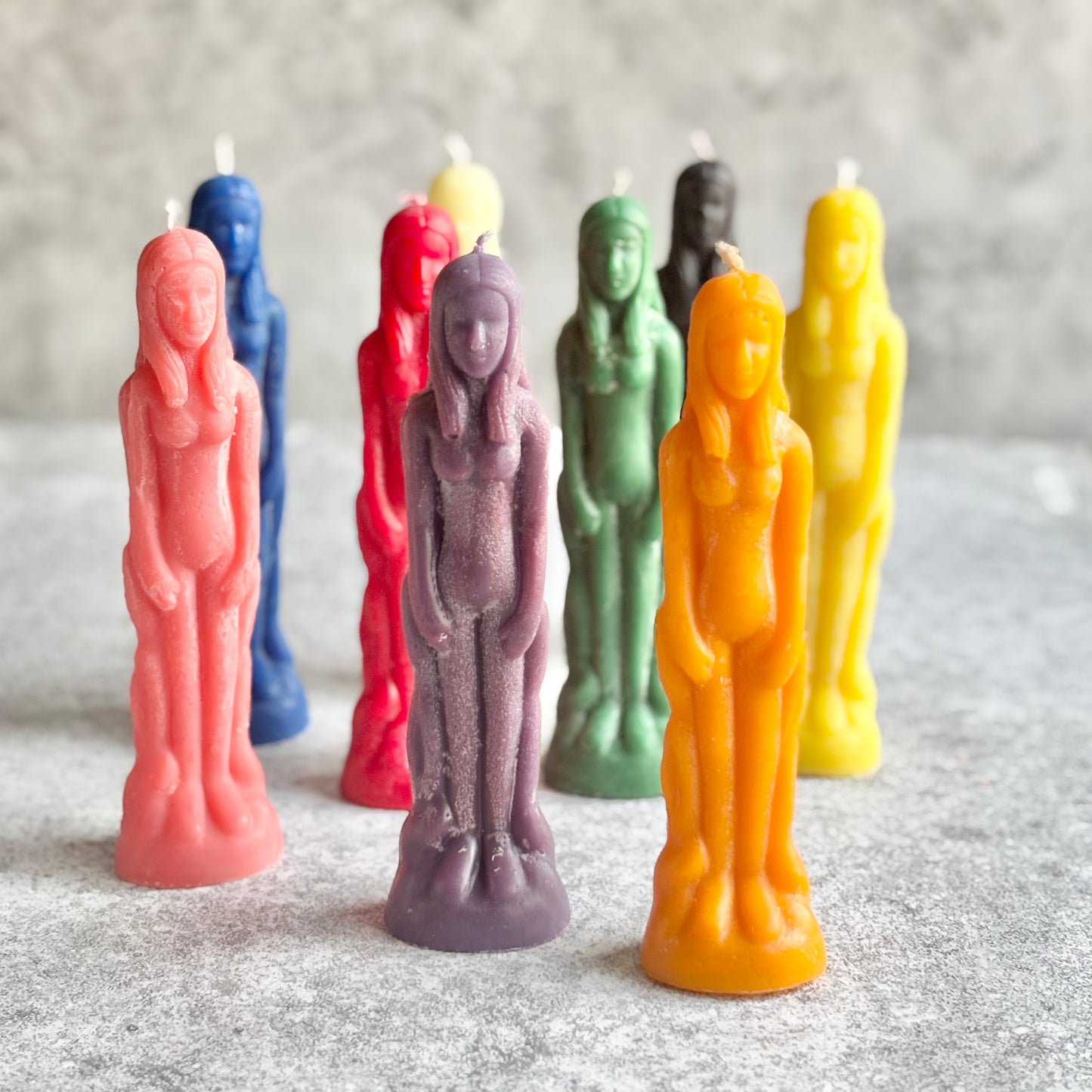 Female Figurine Beeswax Candle | Colour Option Available