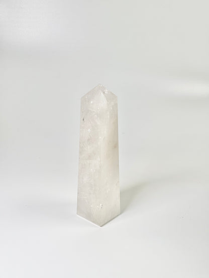 Four Facet Clear Quartz Tower – 530g - Amplify, Align & Awaken
