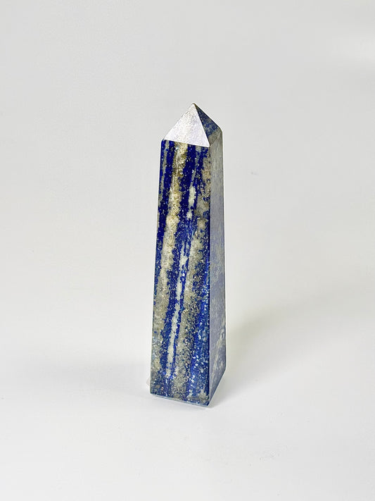 Four Facet Lapis Lazuli Tower – 250g - Truth, Wisdom & Inner Power