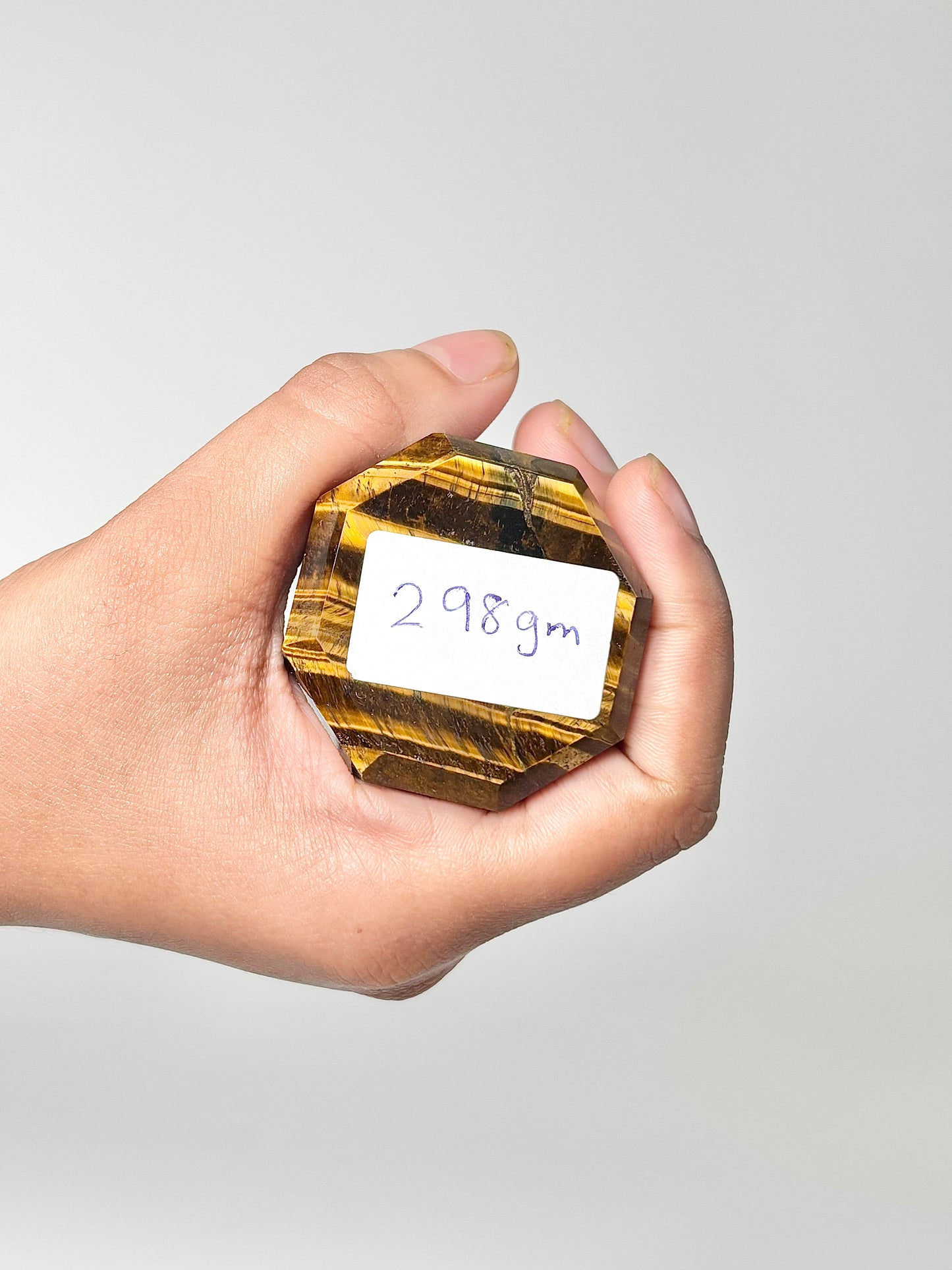 Eight Facet Tiger’s Eye Tower – 298g - Strength, Balance & Timeless Appeal