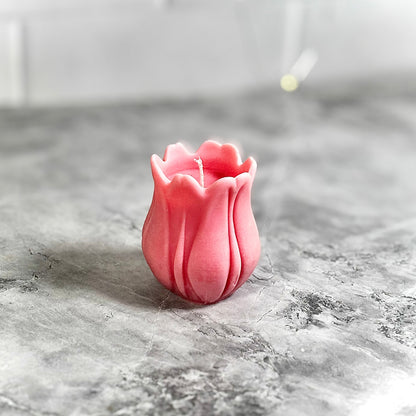Tulip Shaped Soy Scented Candle – Tearose Fragrance