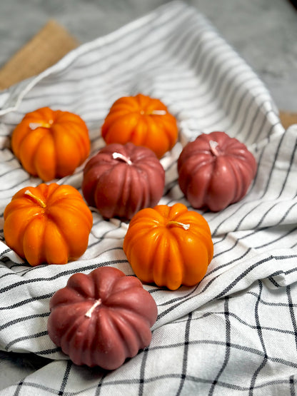 Pumpkin Decorative Candle – Set of 7