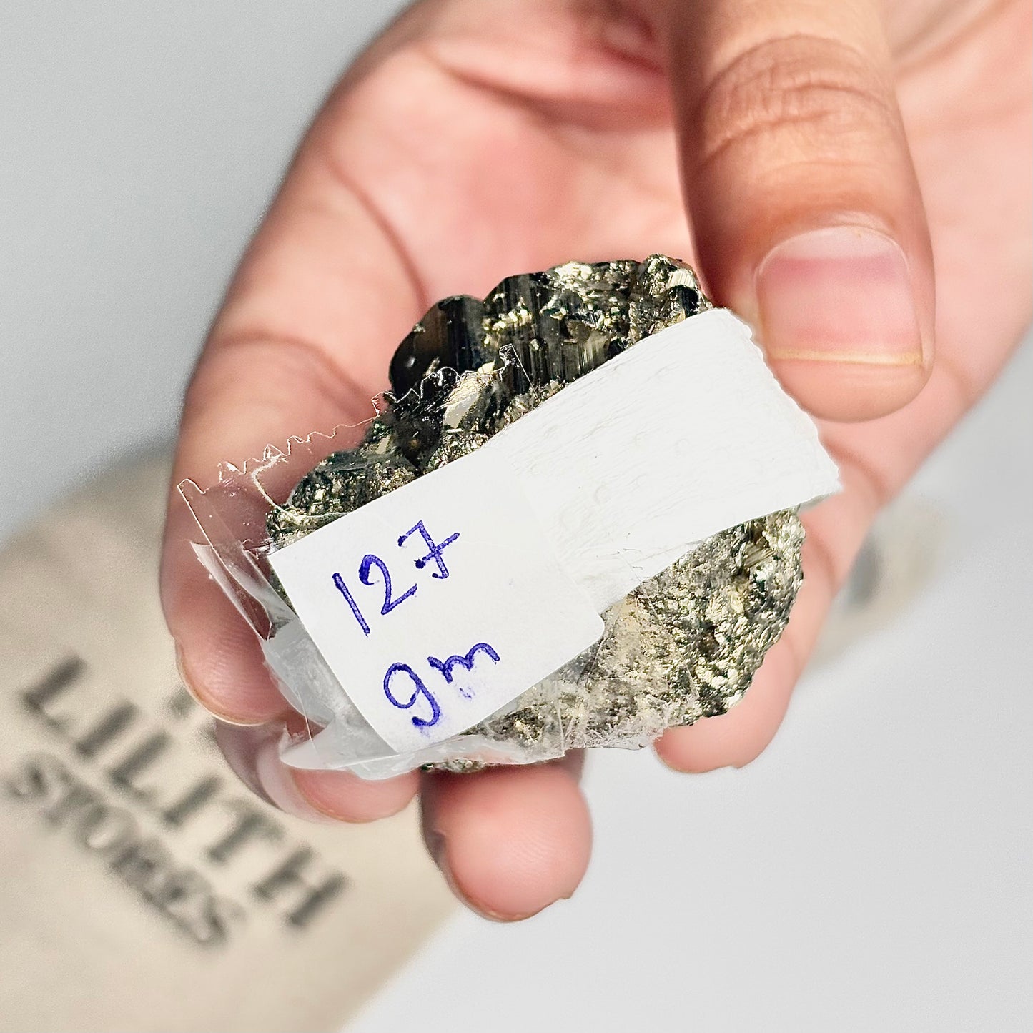 Peruvian Pyrite Cluster – 127g -Golden Brilliance & Striking Presence