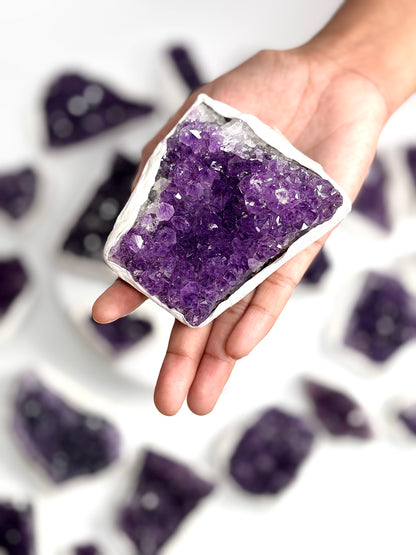 Natural Brazilian Amethyst Cluster