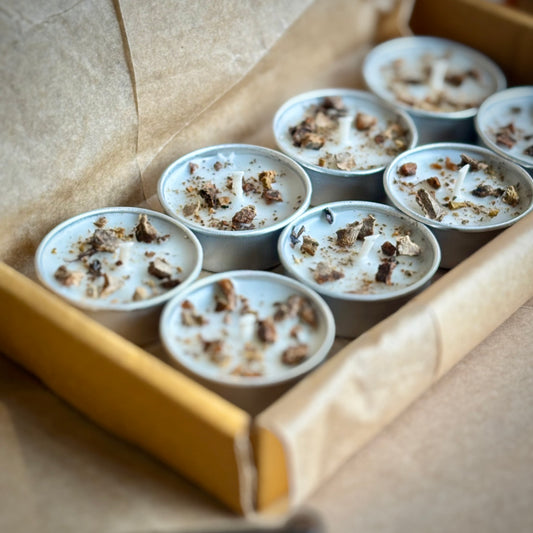 Angelica Infused Soy Wax Tealight Candles – Unscented