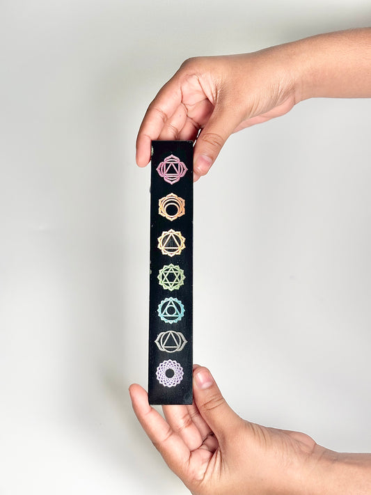 Black Obsidian Chakra Balance Scale – 7 Inches -  Ground Your Energy • Align Your Chakras • Elevate Your Practice