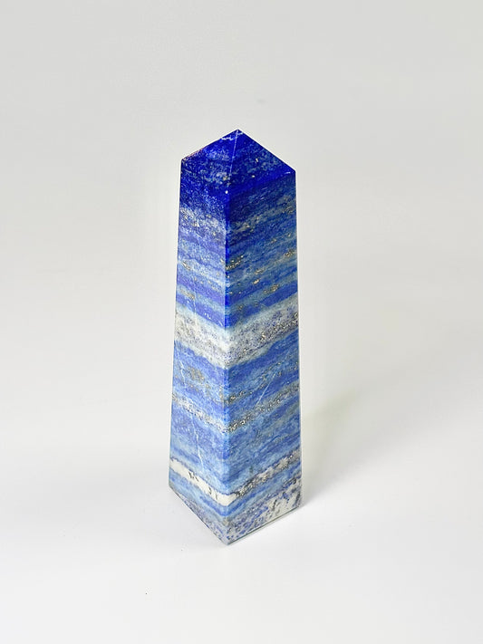 Four Facet Lapis Lazuli Tower – 320g - Truth, Wisdom & Inner Power