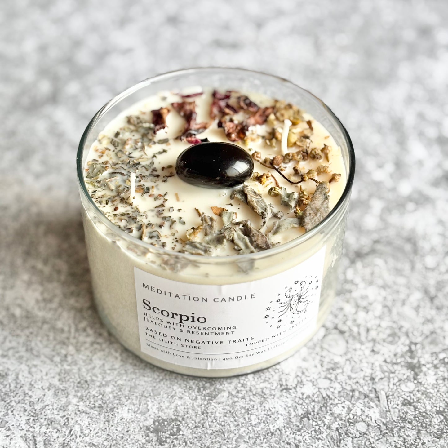 Scorpio Zodiac Soy Intention Candle | 400 Gm