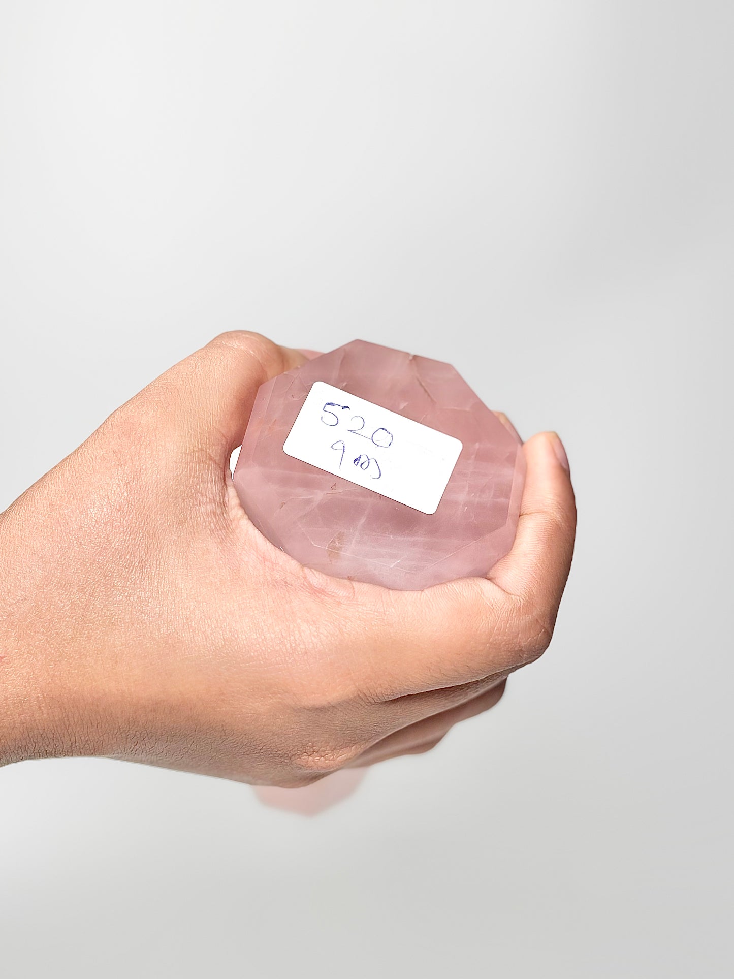 Eight Facet Rose Quartz Tower – 520g - Elegance, Warmth & Gentle Charm