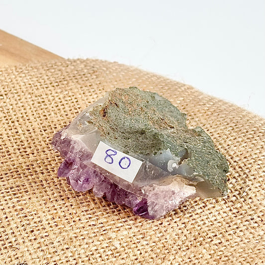 Amethyst Cluster - 80 Gm | Helps activating Third Eye & Psychic abilities