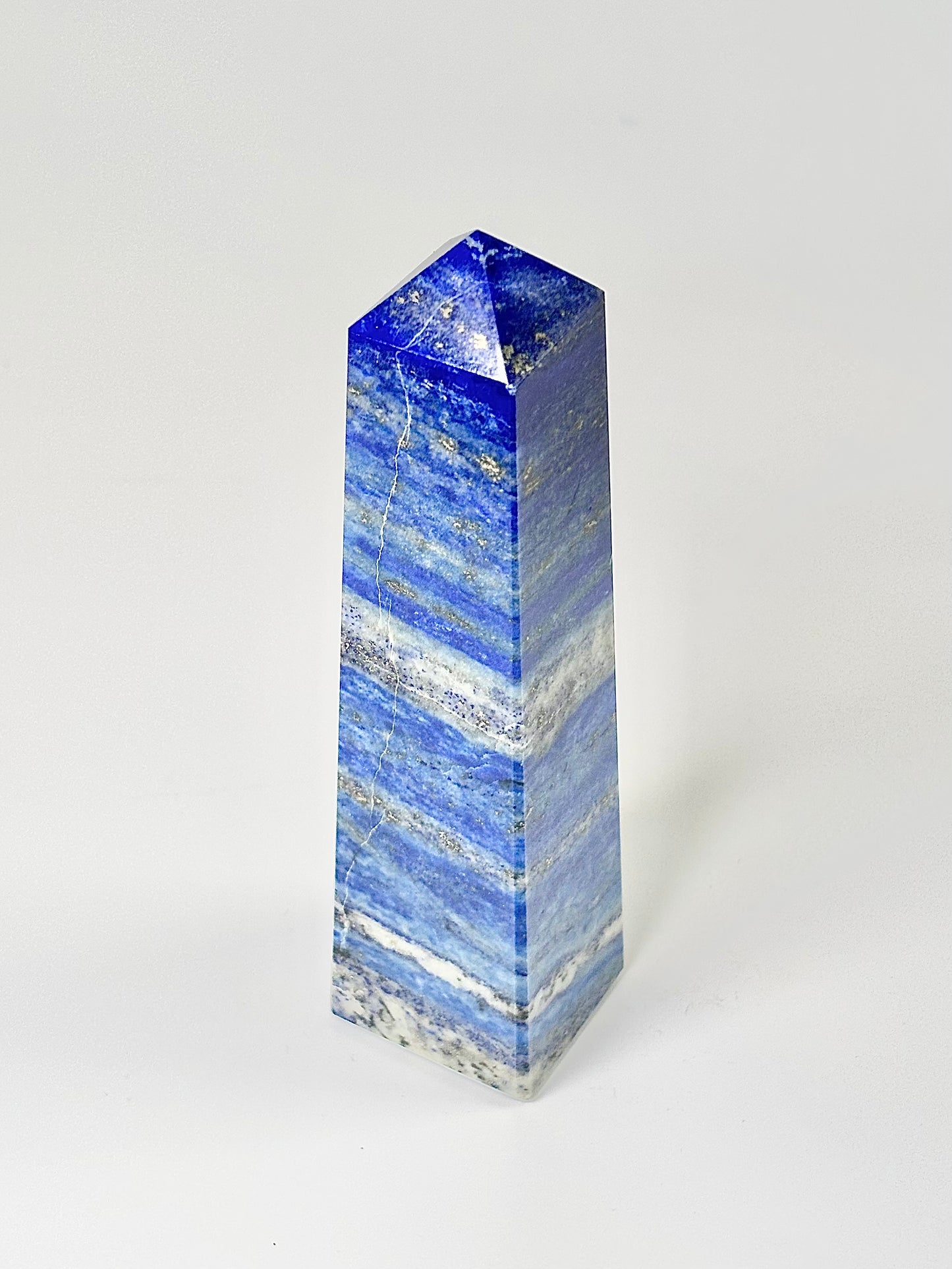 Four Facet Lapis Lazuli Tower – 320g - Truth, Wisdom & Inner Power