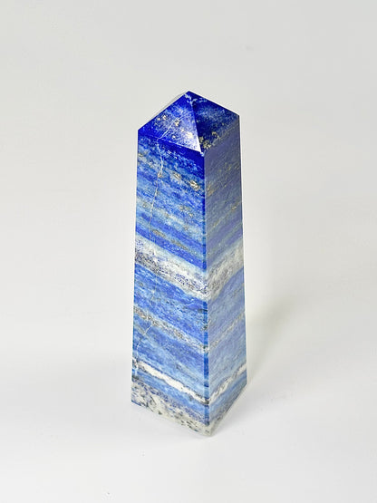 Four Facet Lapis Lazuli Tower – 320g - Truth, Wisdom & Inner Power