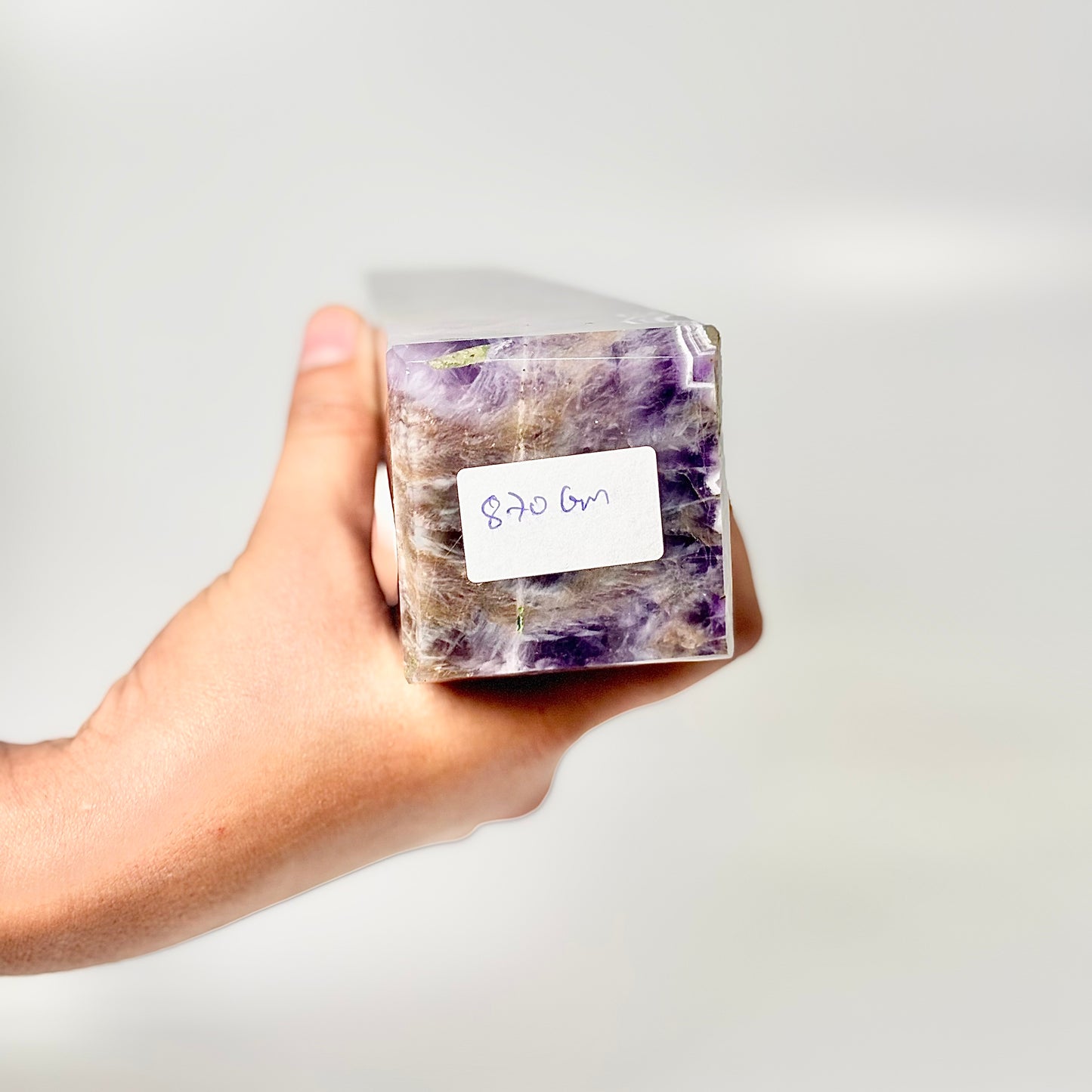Four Facet Chevron Amethyst Tower – 870g - Amplified Intuition & Focused Healing