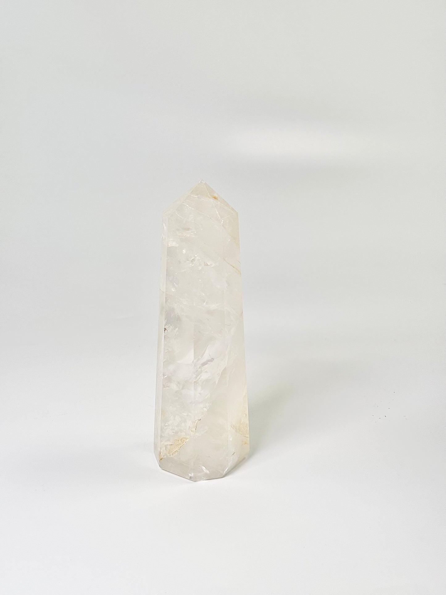 Eight Facet Clear Quartz Tower - 300g – Infinite Energy, Clarity & Manifestation
