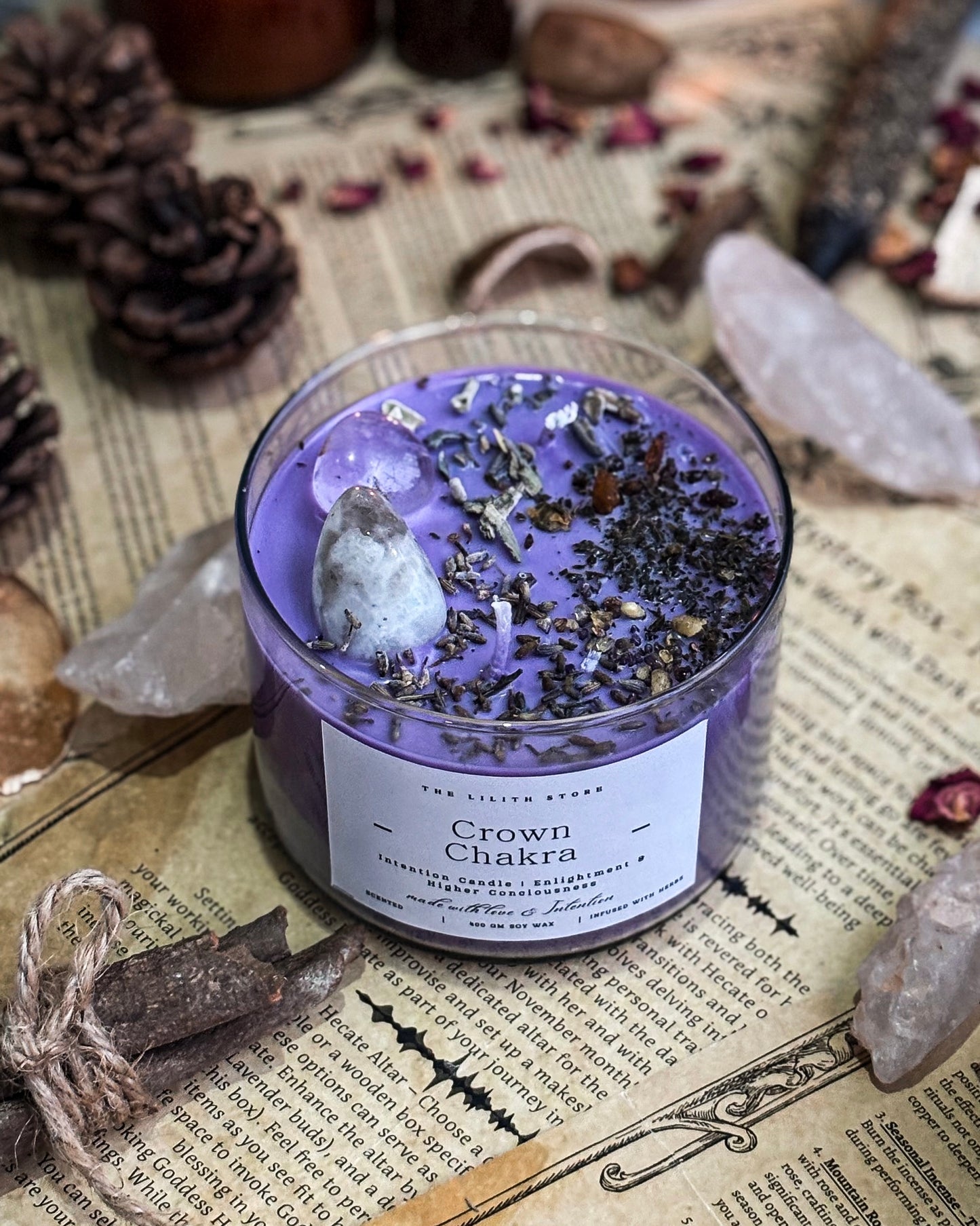 Crown Chakra Intention Candle