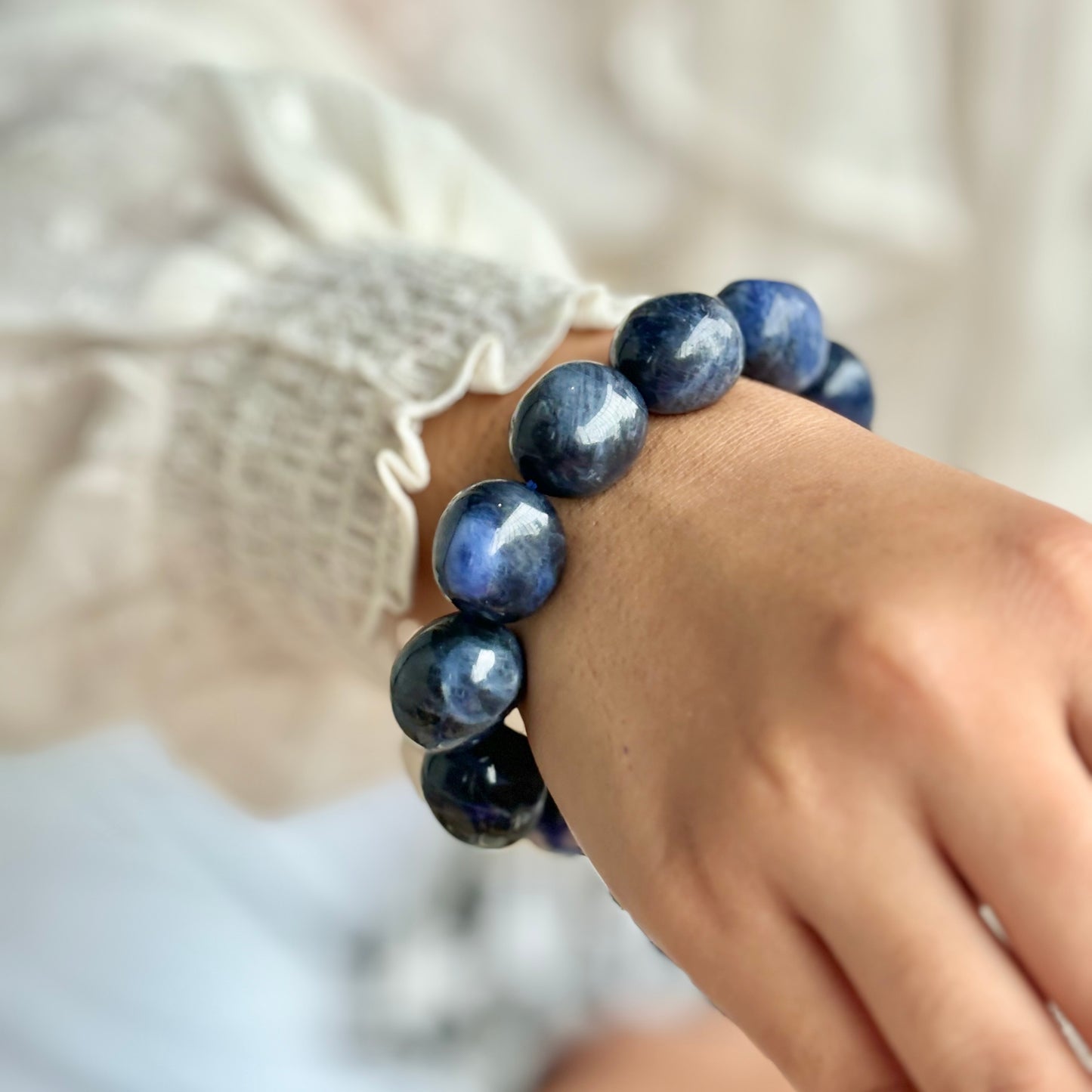 Sodalite Tumble Bracelet | Stone for Emotional Balance