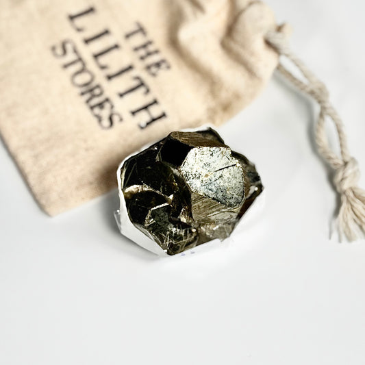 Peruvian Pyrite Cluster – 92g -Golden Brilliance & Striking Presence