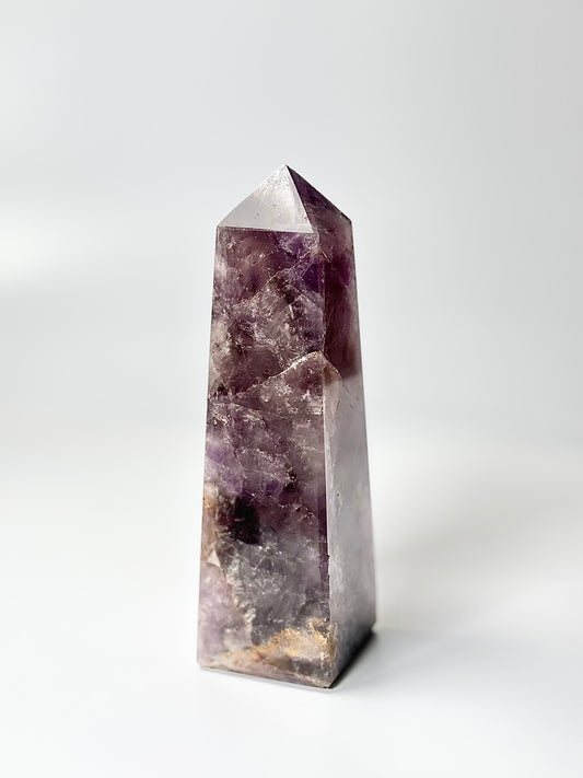 Four Facet Chevron Amethyst Tower – 650g - Focused Energy & Refined Intuition