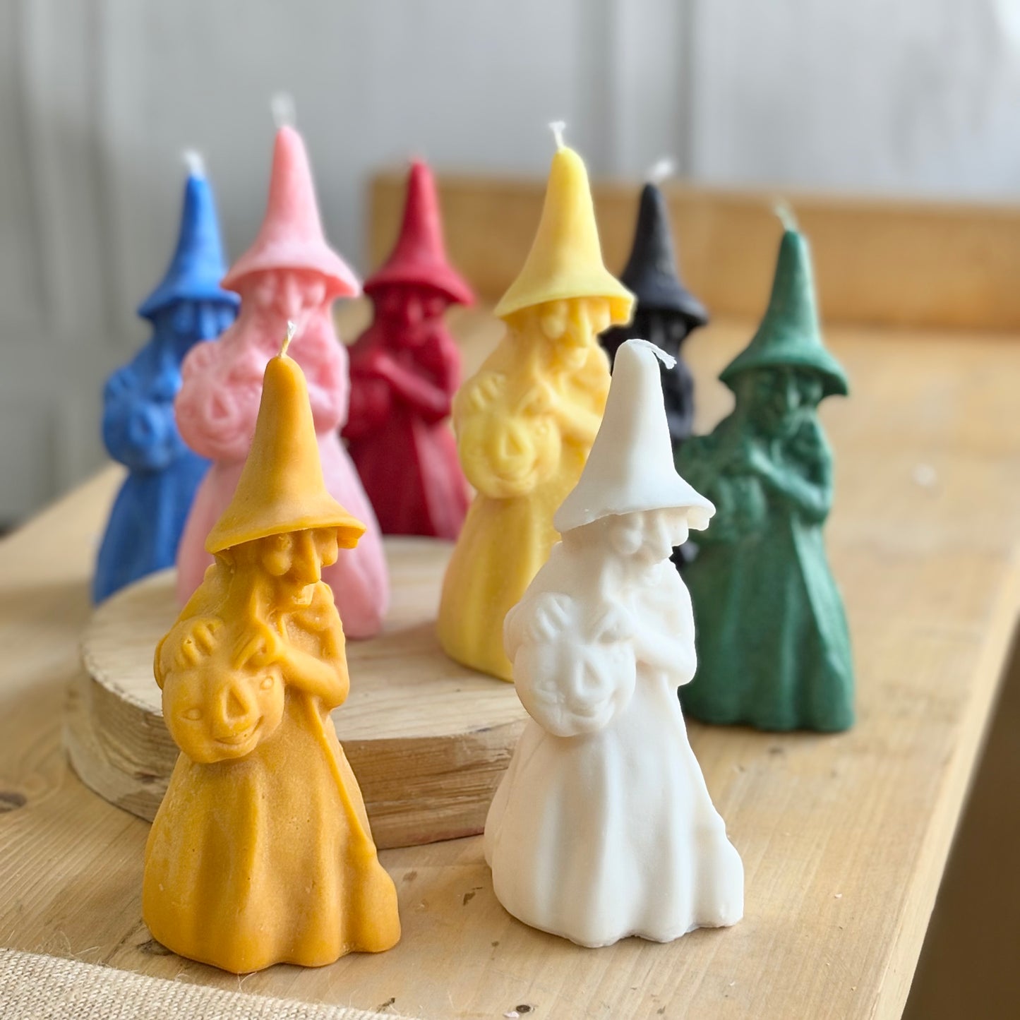 Witch Figurine Soy Candle | Colour Option Available