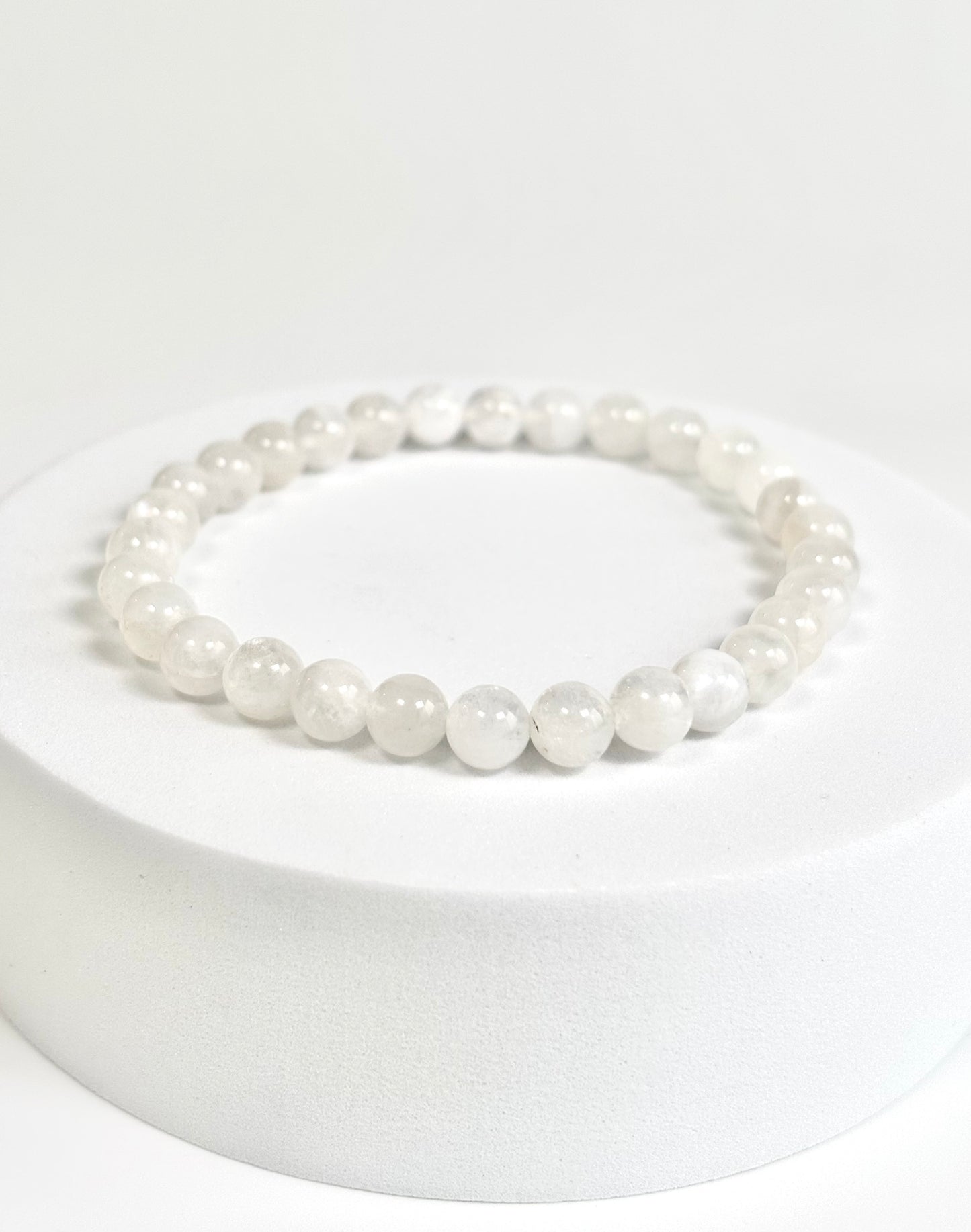 Rainbow moonstone - 6mm | Cultivates Compassion & empathy