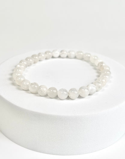Rainbow moonstone - 6mm | Cultivates Compassion & empathy