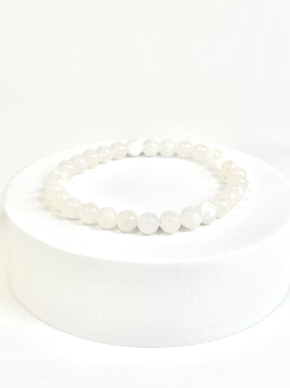 Rainbow moonstone - 6mm | Cultivates Compassion & empathy