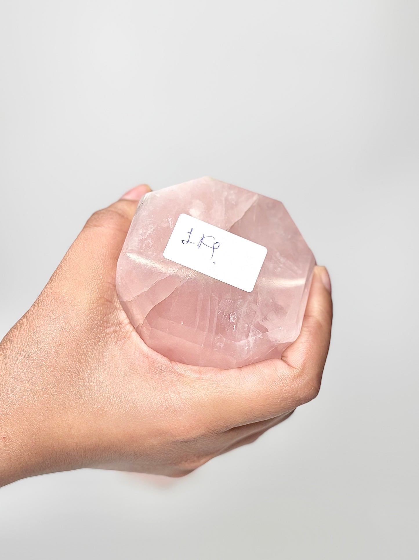 Eight Facet Rose Quartz Tower – 1kg - Elegance, Warmth & Gentle Charm