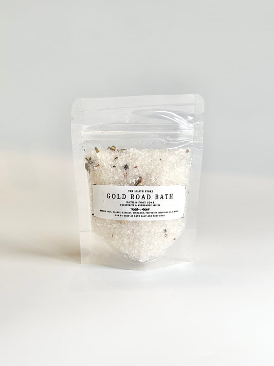 Gold Road Bath & Foot Soak –  Prosperity Ritual Blend